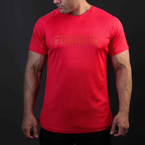 Action Mesh Red T-Shirt