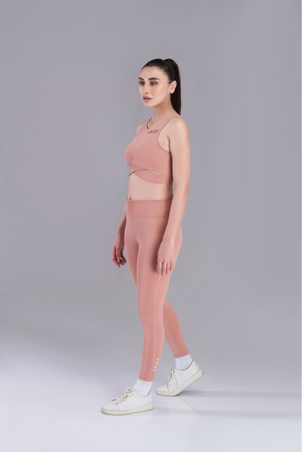 Baby Pink High Waisted Sports Leggings