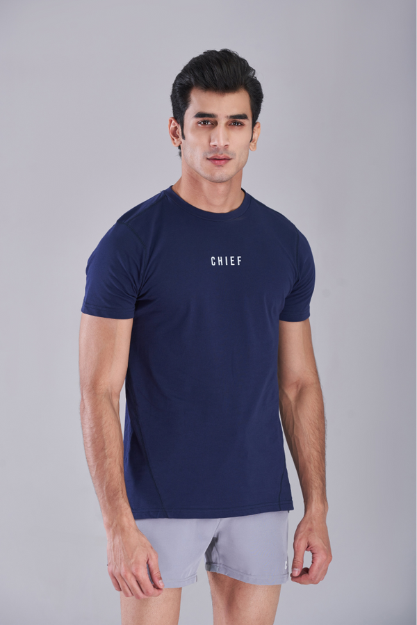 Action MeshPro T-Shirt - Navy Blue Color
