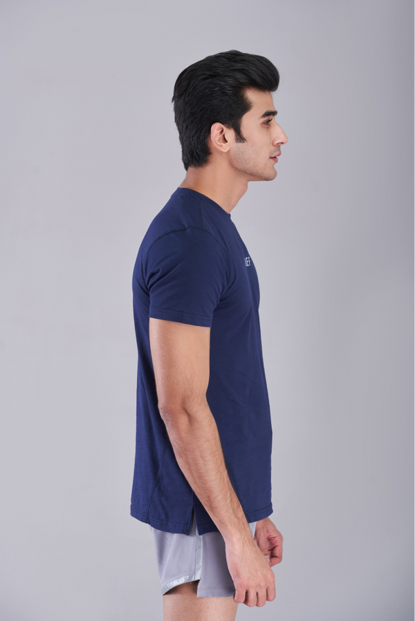 Action MeshPro T-Shirt - Navy Blue Color